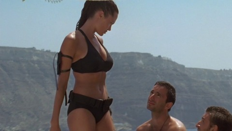 Lara Croft Tomb Raider: The Cradle of Life's Sexiest Scenes with Angelina Jolie. Bikini, SFW, big breasts. 744192