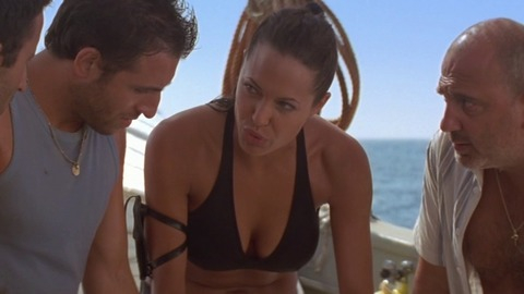 Angelina Jolie in Lara Croft Tomb Raider: The Cradle of Life (2003) Bikini Big Breasts Bikini 744198