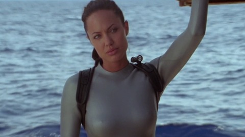 Angelina Jolie in Lara Croft Tomb Raider: The Cradle of Life (2003) Sexy Latex Lycra 744201