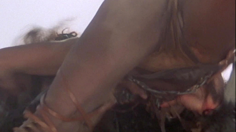 Grace Jones Nude as Zula. Bush, Underwear, Thong, Black, SFW. 855476