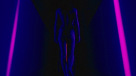 Violet Song jat Shariff from Ultraviolet Naked. Butt, back exposed, black hair. 740267