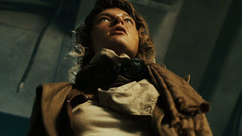 Sexiest Milla Jovovich Scene in Resident Evil: Extinction. Sexy, black goggles, brunette. 718255