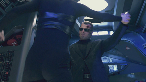 Milla Jovovich in Resident Evil: Afterlife (2010) Sexy Black Suit Brunette 691835