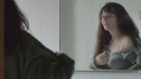 Sexiest Catherine Keener Scene in War Story. Sexy, SFW, bathroom. 751105