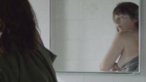 Hottest Catherine Keener Scene in War Story. Underwear, SFW, bathroom. 751106