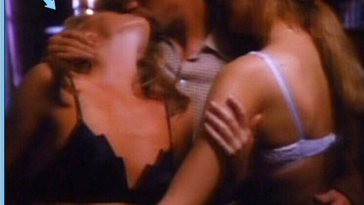 Hottest Patsy Kensit Scene in Bitter Harvest. Underwear, Lesbian, FFM, black bra. 545420