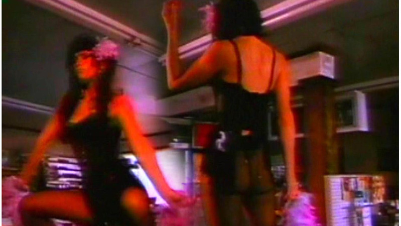 Mob Story's Sexiest Scenes with Margot Kidder. Sexy, black lingerie, butt through sheer pants. 638820