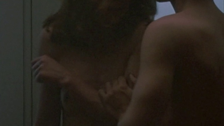 Nastassja Kinski Naked in The Hotel New Hampshire. Breasts, Sexy, face hidden by hair, man grabbing woman. 780955