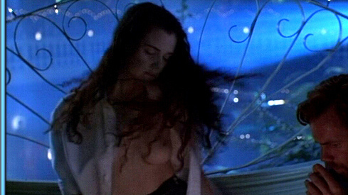 Mia Kirshner Nude as Christina. Breasts, black hair, left breast. 546080