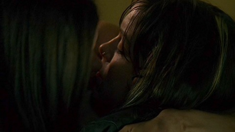 Hottest Mia Kirshner Scene in 24. Lesbian, SFW, kissing. 943004