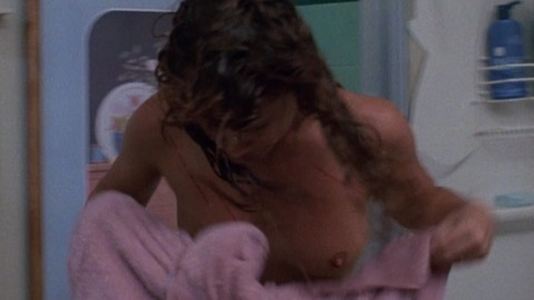 Nudes of Linda Brewster from Witchboard. Breasts, broken glass, getting out of shower. 734592