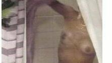 Angelique from Night of the Cyclone Naked. Breasts, bath towel, black hair. 711419
