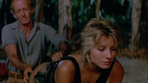 Sexiest Linda Kozlowski Scene in Crocodile Dundee. Sexy, blonde, cleavage. 739531