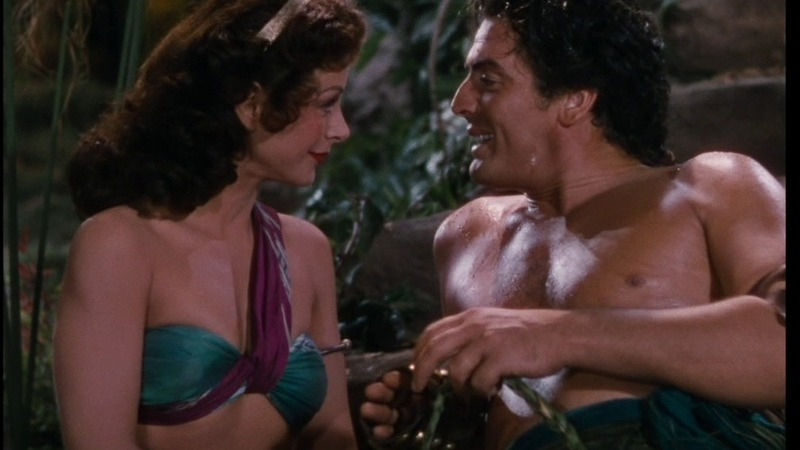 Samson and Delilah's Sexiest Scenes with Hedy Lamarr. Sexy, SFW, blue bikini top. 739128