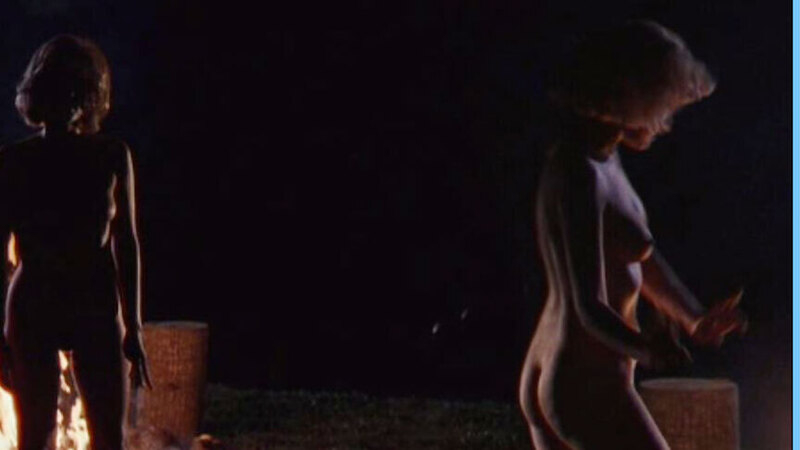 Babs Rogers Grey from Everybody's All-American Naked. Breasts, Butt, Bush, collage, fire. 546665