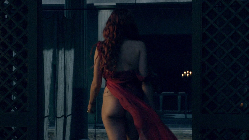 Lucy Lawless Nude in Spartacus. Butt, curly hair, long hair. 793630