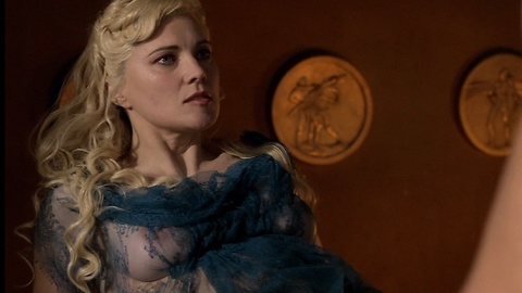 Hottest Lucy Lawless Scene in Spartacus. Sexy, SFW, blonde. 682082
