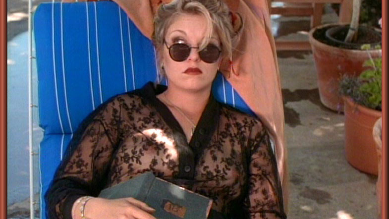 Sexiest Lucy Samuel Scenes. Sexy, blonde, breasts through sheer top. 546844