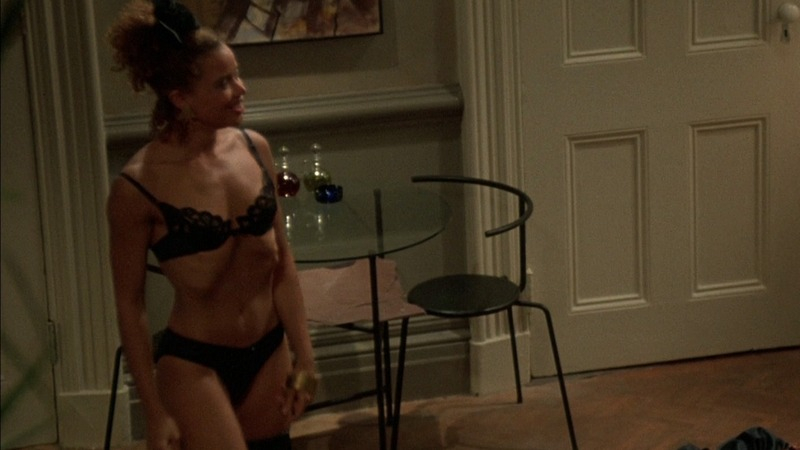 Sexiest Scenes of Jackie from Vampire's Kiss. Sexy, Underwear, SFW, black bra. 755951