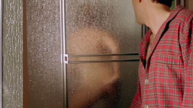 Hottest Kate Reynolds Scenes. Sexy, blonde, butt through glass. 575643