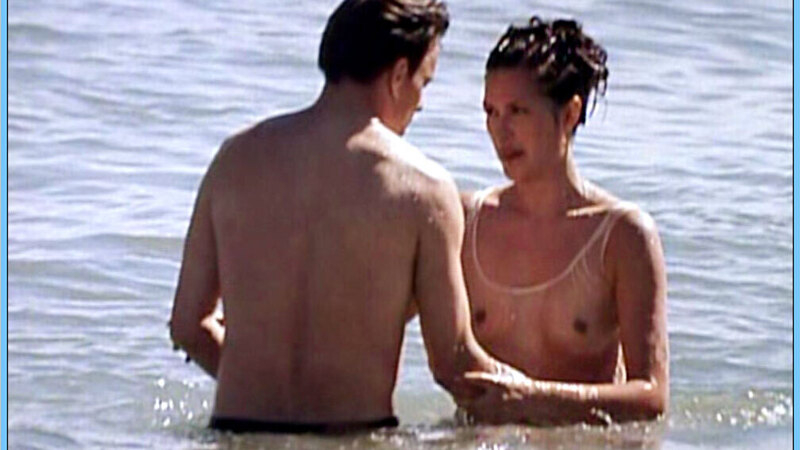 Footsteps's Sexiest Scenes with Karina Lombard. Sexy, beach, breasts through dress. 568566