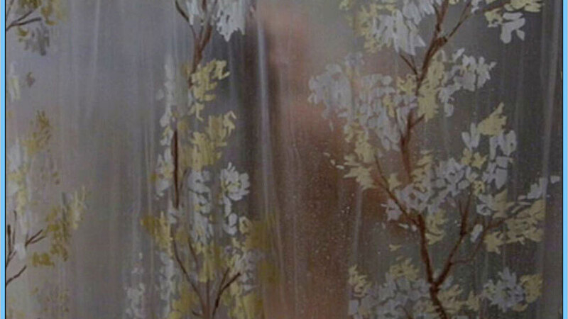 Hottest Lori Loughlin Scene in The New Kids. Sexy, brunette, sheer shower curtain. 547436