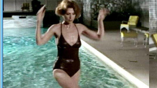Hottest Tina Louise Scene in Mean Dog Blues. Sexy, SFW, black one piece. 547448