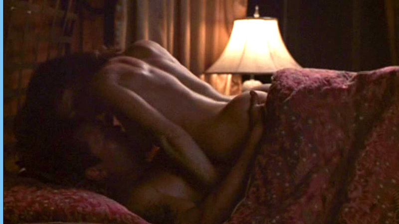 Jamie Luner Nude as Naomi Cohen. Butt, couple in bed, hanging breasts. 561764