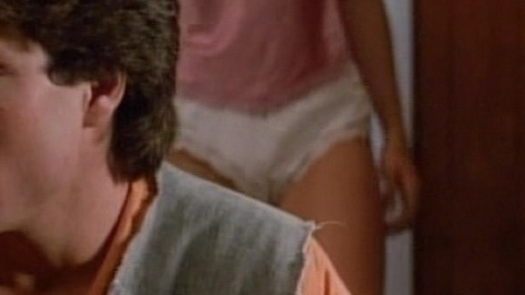 Sexiest Mariska Hargitay Scene in Jocks. Underwear, out of focus, satin top. 728011
