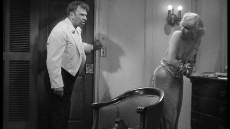 Jean Harlow Nude in China Seas. Breasts, black and white, blonde. 677734