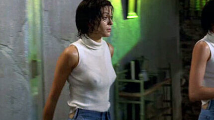 Hottest Teri Hatcher Scene in Lois & Clark: The New Adventures of Superman. Sexy, breasts through wet shirt, pokies. 671228