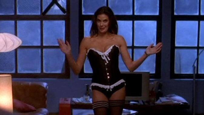 Sexiest Scenes of Susan Delfino from Desperate Housewives. Sexy, SFW, black corset. 661319
