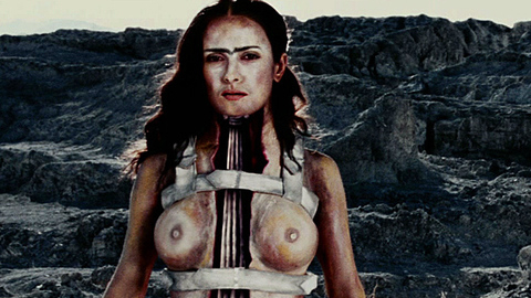 Salma Hayek in Frida (2002) Breasts Body Paint Breasts 706102