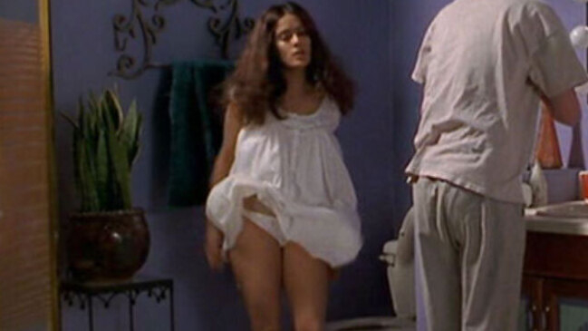 Fools Rush In's Sexiest Scenes with Salma Hayek. Underwear, SFW, bathroom. 621582
