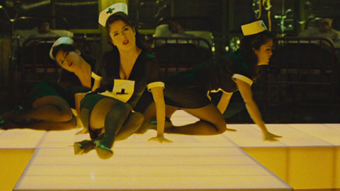 Sexiest Salma Hayek Scene in Across the Universe. Sexy, SFW, black stockings. 690889