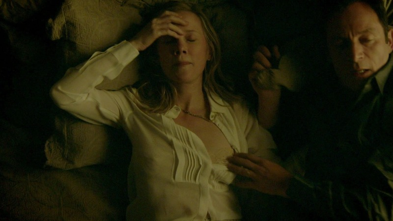 Sexiest Lynn Monahan Scenes. Sexy, couple in bed, hand on breast. 771382