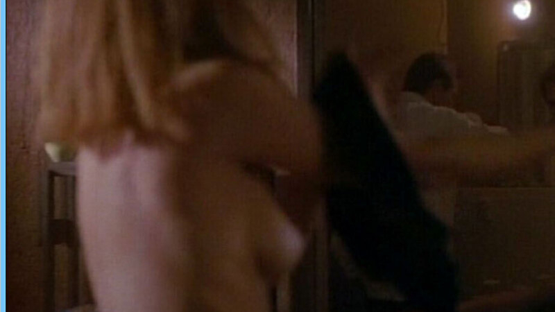 Marg Helgenberger Naked in Tales from the Crypt. Breasts, Thong, back exposed, black thong. 654193