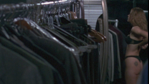 Natasha Henstridge in Maximum Risk (1996) Thong Underwear Black Thong Black Underwear 680433