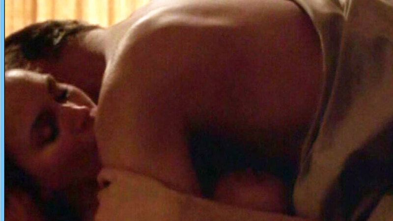Nudes of Judy Exner from Power and Beauty. Breasts, brunette, couple in bed. 570606