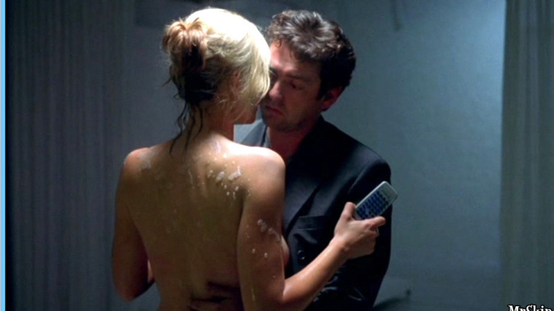 Sexiest Natasha Henstridge Scene in Second Skin. Sexy, back exposed, blonde. 573193