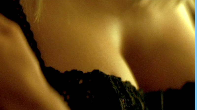 Sexiest Scenes of Karen from Steal. Underwear, Body Double, black bra, cleavage close-up. 614027