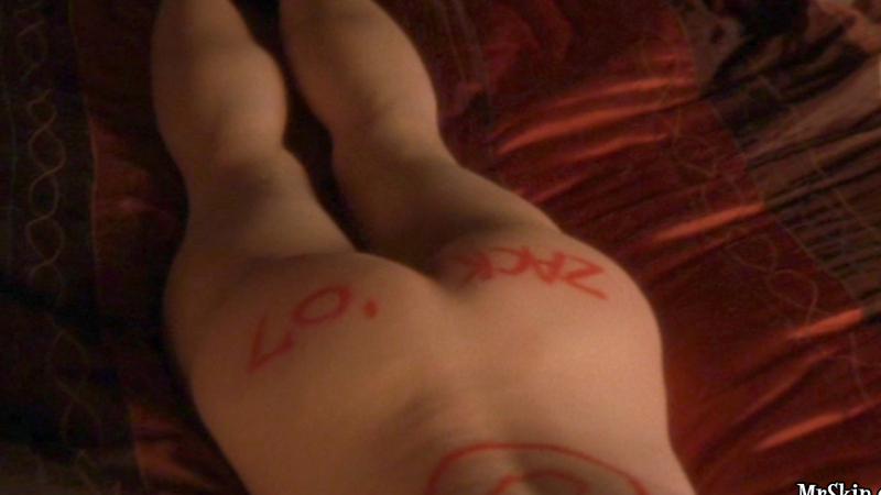 Holly Hunter Nude in Saving Grace. Butt, body paint, laying in bed. 665206