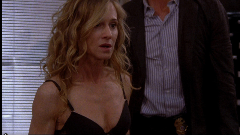 Saving Grace's Sexiest Scenes with Holly Hunter. Underwear, SFW, black bra. 673002