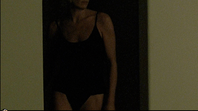 Sexiest Anjelica Huston Scene in The Grifters. Underwear, SFW, black leotard. 725683
