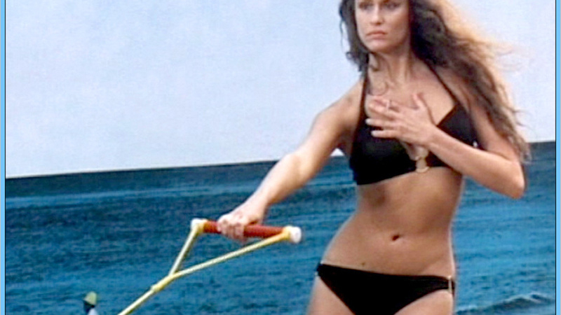 Hottest Lauren Hutton Scene in Permette? Rocco Papaleo. Bikini, black bikini, brunette. 563570