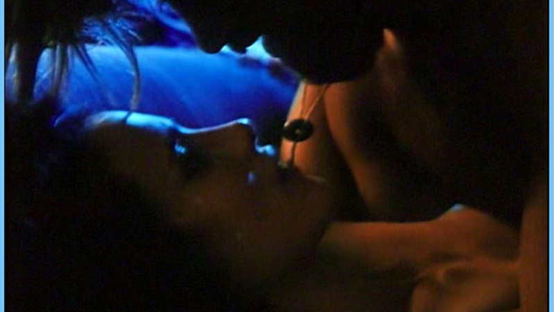 Andie MacDowell Nude as Elizabeth 'Bessie' Faro aka Ruby Cairo. Breasts, couple, dark. 559682