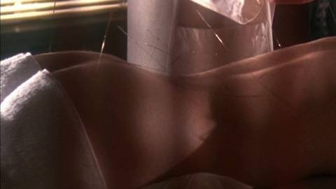 Madonna Naked in Body of Evidence. Butt, acupuncture, blonde. 826735