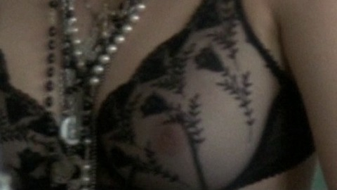 Madonna in Desperately Seeking Susan (1985) Sexy Underwear Nipples Through Bra Underwear 749581