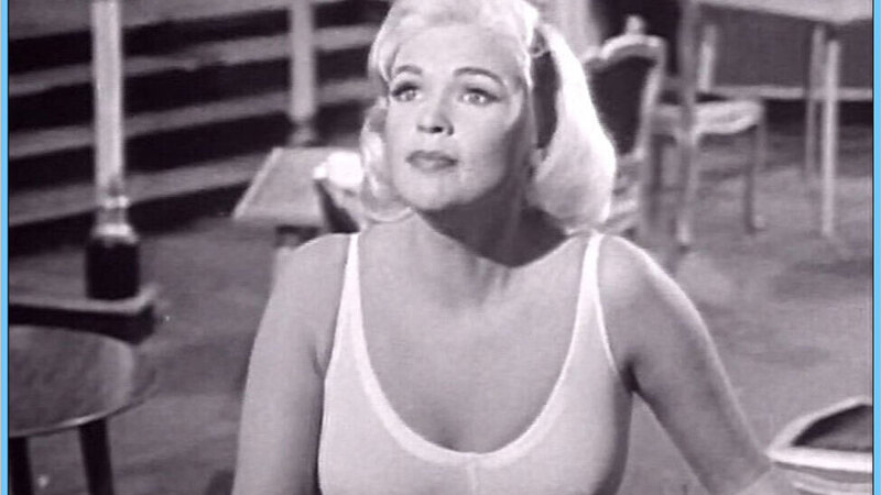 Sexiest Jayne Mansfield Scene in Too Hot to Handle. Sexy, SFW, black and white. 614377