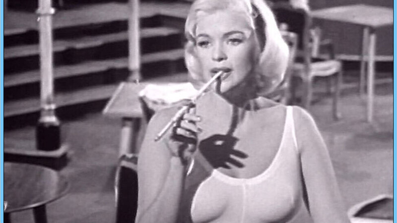 Hottest Jayne Mansfield Scene in Too Hot to Handle. Sexy, SFW, black and white. 614378